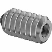 BSC PREFERRED Silver-Tip Set Screw 18-8 Stainless Steel 6-32 Thread 1/4 Long, 5PK 99934A340